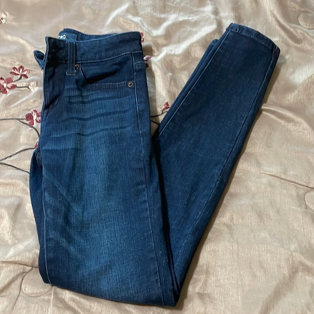 Aero low rise regular Size 00 Skinny Blue Jeans